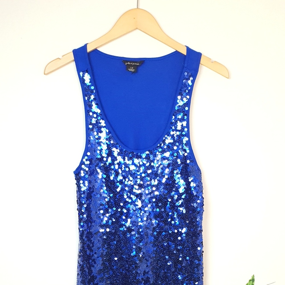 New Years Eve Outfit Royal Blue Sequence